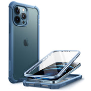 iPhone 13 Pro Max 6.7" (2021) Forza Full-Body Rugged Case with Screen Protector-Blue
