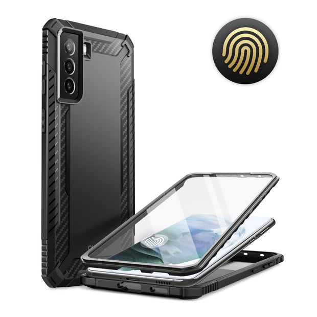 Samsung Galaxy S21 Xenon Full-Body Rugged Case with Screen Protector-Black