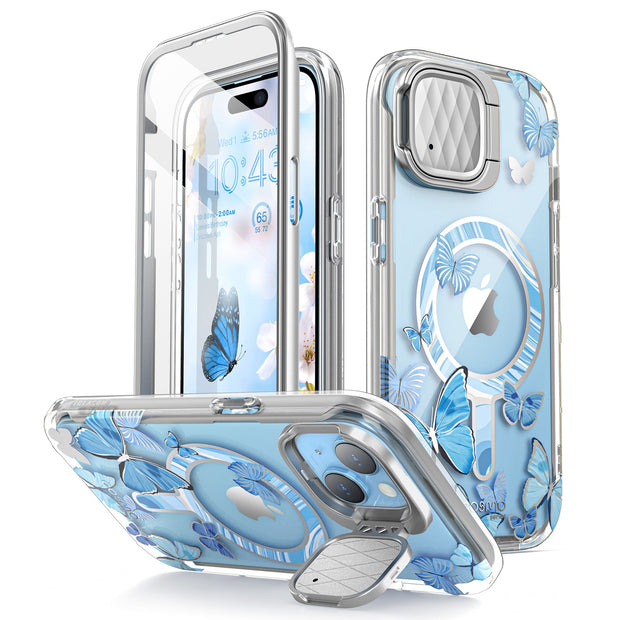 iPhone 14 Cosmo Mag Case - Blue Fly