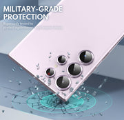 Tempered Glass Camera Lens Protector for Galaxy S23 Ultra-Rose Gold