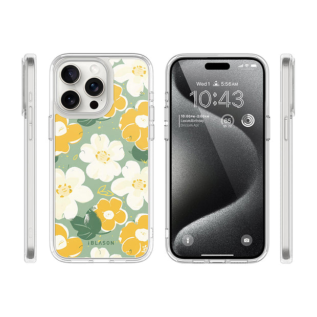 iPhone 15 Pro Halo Cute Phone Case - Spring Blooms