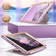 Clayco iPad 10.2 inch (2019 | 2020 | 2021) Nebula Rugged Protective Case - Purple
