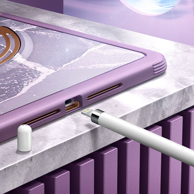 Clayco iPad 10.2 inch (2019 | 2020 | 2021) Nebula Rugged Protective Case - Purple
