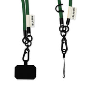 Phone and wristlet straps - Dark Green