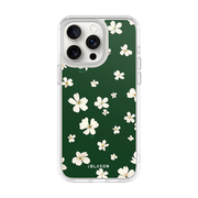 iPhone 15 Pro Halo Mag Cute Phone Case - Green Daisies