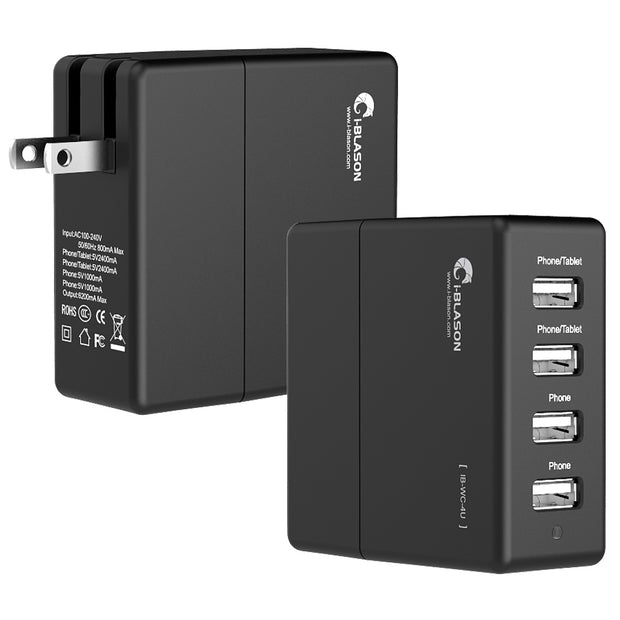 4 Port USB Wall Charger