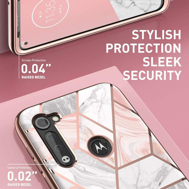 Moto G Stylus Cosmo Case-Marble Pink