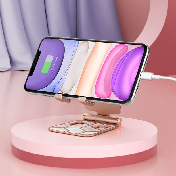 Cosmo Phone Stand - Marble Pink