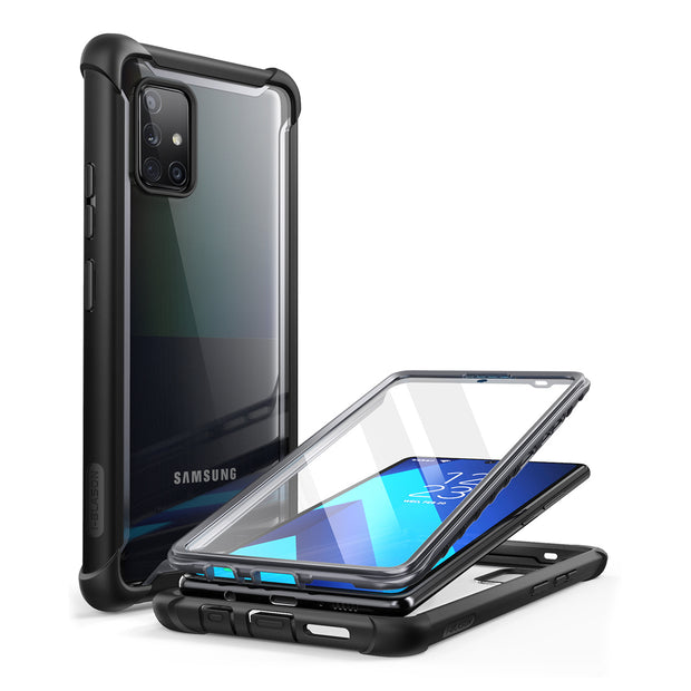 Galaxy A71 5G Ares Clear Rugged Case - Black