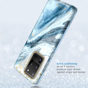Galaxy S20 Ultra Cosmo Case - Marble Blue
