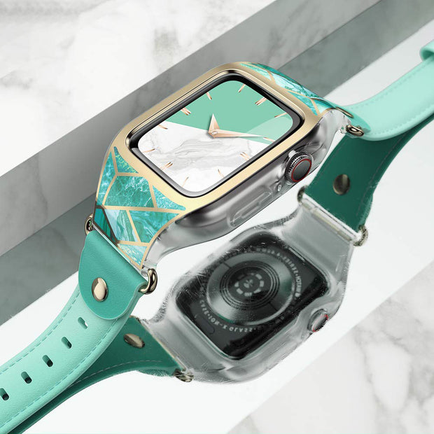 Apple Watch 38mm Cosmo Case - Marble Green