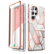 Galaxy S22 Ultra Cosmo Case - Marble Pink