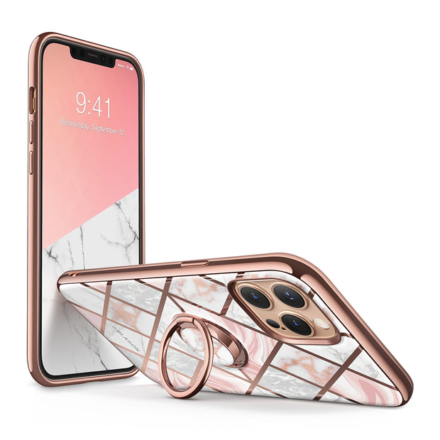 iPhone 12 Pro Max Cosmo Snap Case - Marble Pink