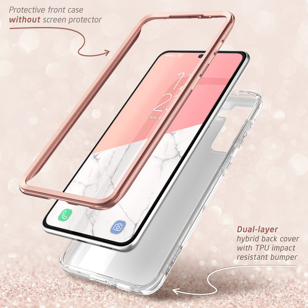 Galaxy S21 Plus Cosmo Case - Marble Pink