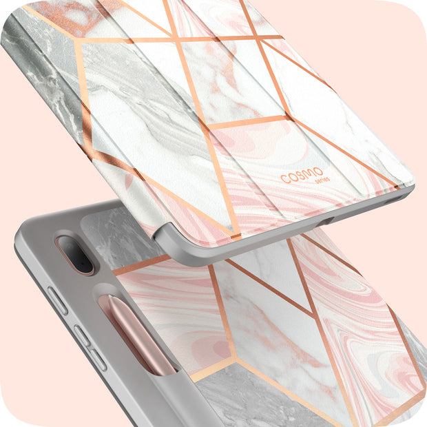 Galaxy Tab S7 FE 12.4 inch (2021) Cosmo Case - Marble Pink
