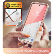 Galaxy S21 FE Cosmo Case - Marble Pink