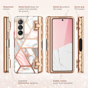 Galaxy Z Fold4 Cosmo Pro - Marble Pink