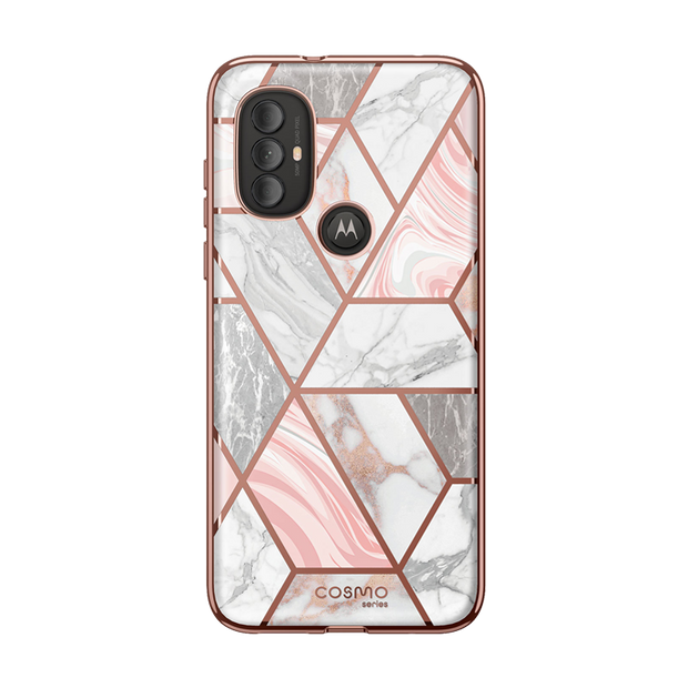 Moto G Power Cosmo Case-Marble Pink