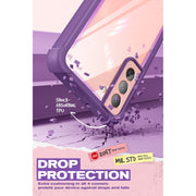 Galaxy S22 Ares Clear Rugged Case -  Purple