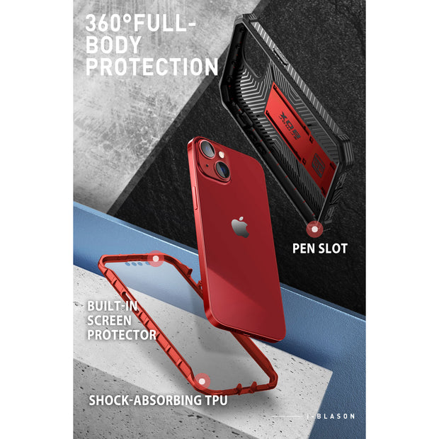 iPhone 14 Armorbox Case - Metallic Red