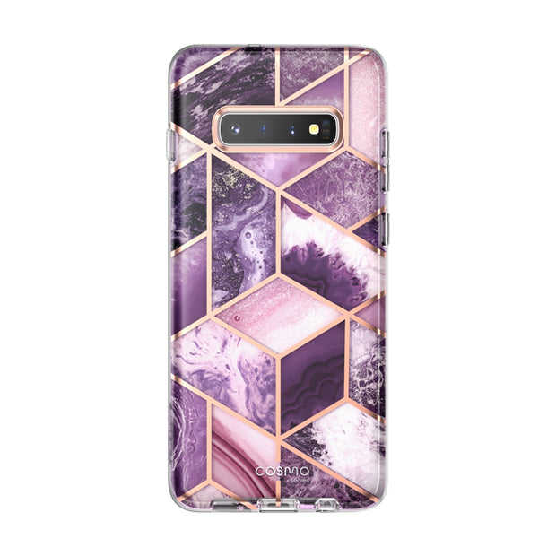 Galaxy S10 Plus Cosmo Case - Marble Purple