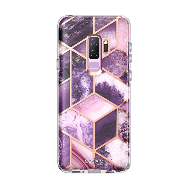 Samsung Galaxy S9 Plus Cosmo Case - Marble Purple