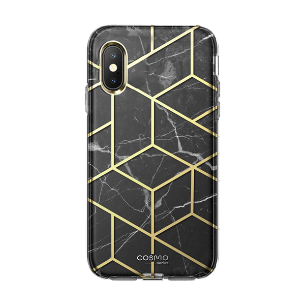 iPhone XS Max Cosmo Case-Marble Black