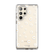 Galaxy S23 Ultra Cosmo Case -White Daisy