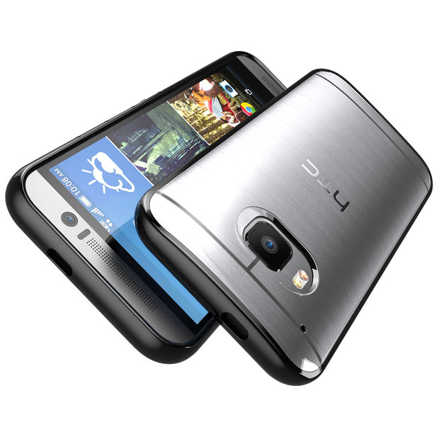 HTC One (M9) Halo Case-Clear/Black