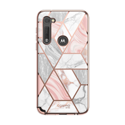 Moto G Stylus Cosmo Case-Marble Pink