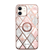 iPhone 12 Cosmo Snap Case - Marble Pink