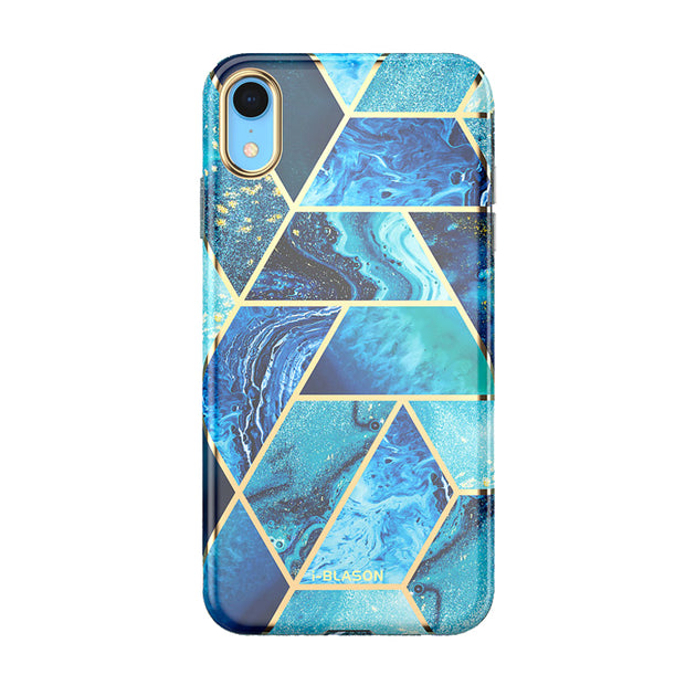 i-Blason Cosmo Slim Designer Case (Ocean Blue Marble) for iPhone 13 Pro  (6.1)