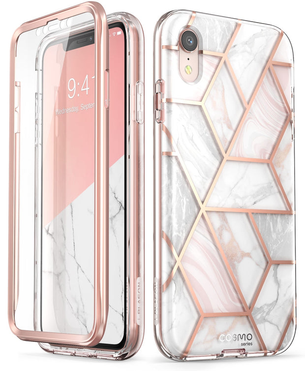 iPhone XR Cosmo Case-Marble Pink