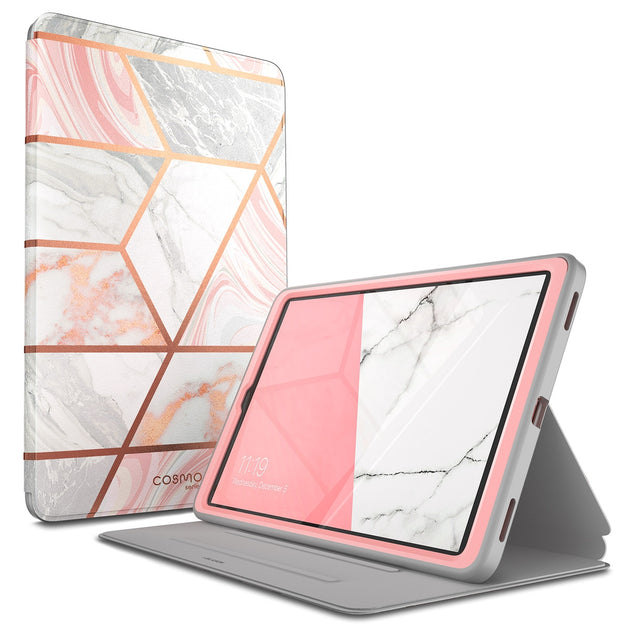 Overtreding Eerste vod Galaxy Tab A 10.1 inch (2019) Cosmo Case - Marble Pink | i-Blason