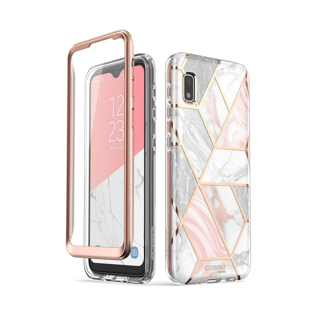 i-Blason Cosmo Series Case for Galaxy A10e, Slim Full-Body Stylish Protective Case with Built-in Screen Protector (Marble) i-Blason Cosmo Series Case for Galaxy A10e, Slim Full-Body Stylish Protective Case with Built-in Screen Protector (Marble)