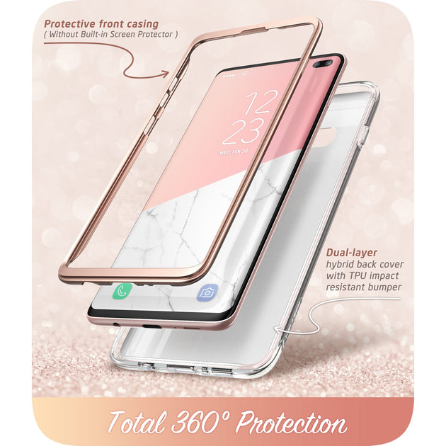Galaxy S10 Plus Cosmo Case - Marble Pink | i-Blason
