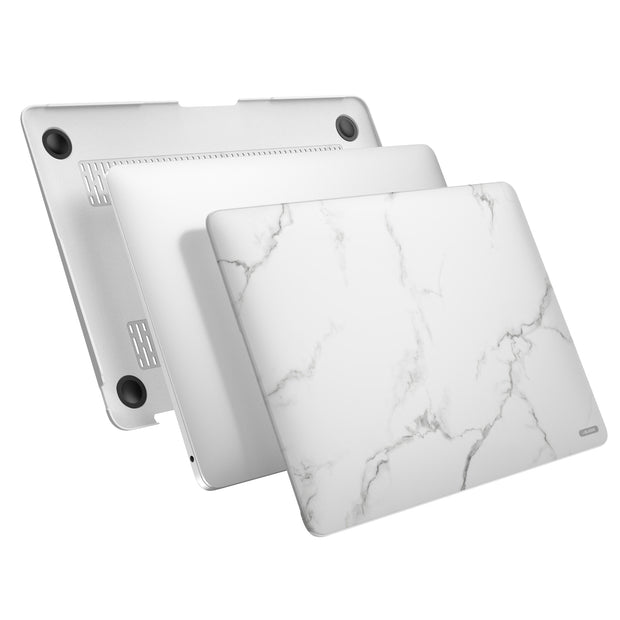 MacBook Air 13 (2018) Cosmo Case-Marble white