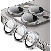 Tempered Glass Camera Lens Protector for iPhone 15 Pro Max-Silver