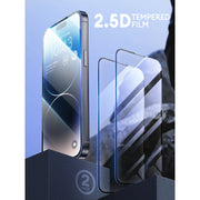 iPhone 15 Pro 6.1 inch 2.5D Tempered Glass Screen Protector - Clear
