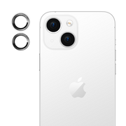 Tempered Glass Camera Lens Protector for iPhone 15-Silver