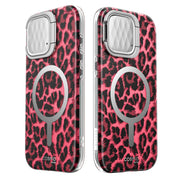 iPhone 15 Pro Cosmo Mag Case - Pink Leopard