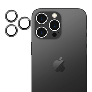 Tempered Glass Camera Lens Protector for iPhone 15 Pro Max-Black