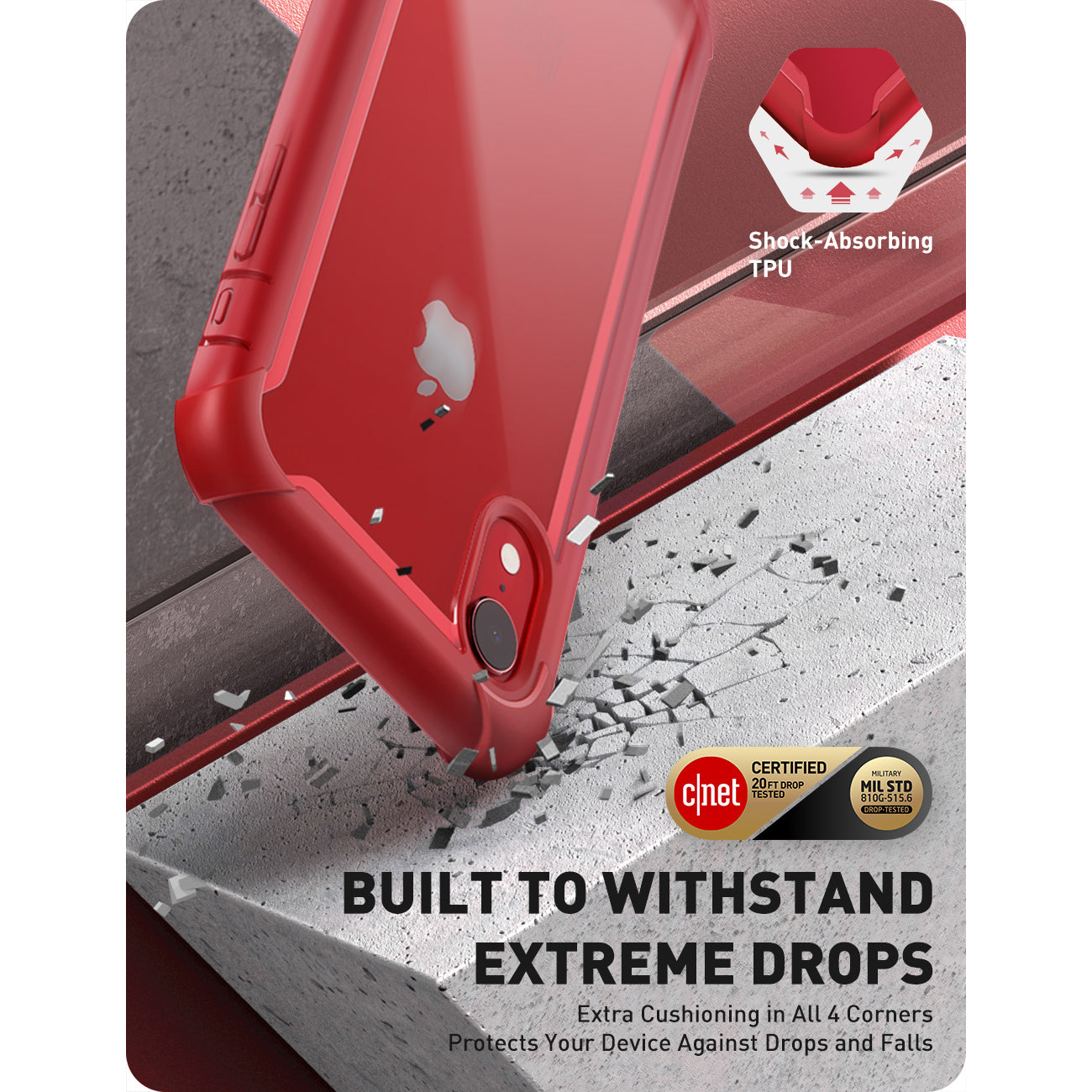 iPhone XR Ares Case-Red | i-Blason
