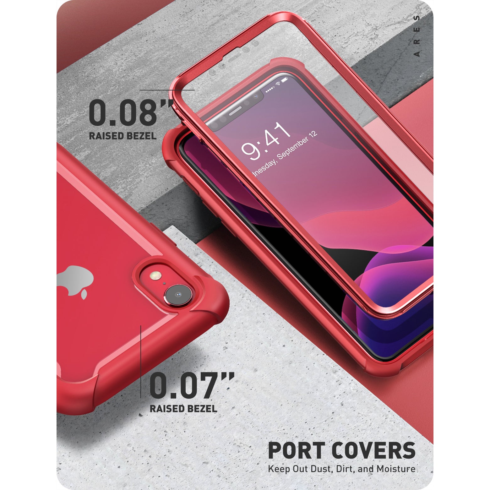 iPhone XR Ares Case-Red | i-Blason
