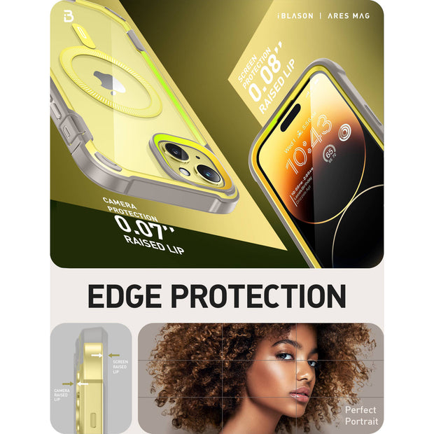 iPhone 15 Plus Ares Mag Case - Yellow