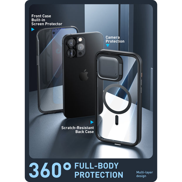 iPhone 15 Pro Max Shield Mag Case - Black