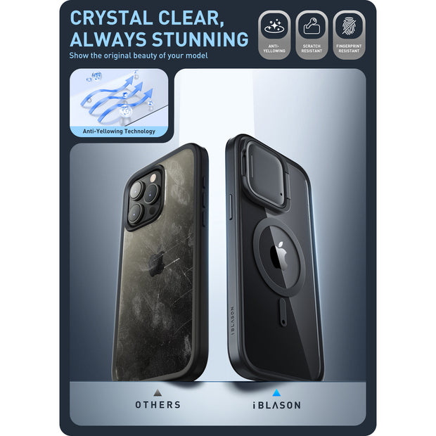 iPhone 15 Pro Max Shield Mag Case - Black