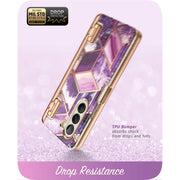 Galaxy Z Fold5 Cosmo Pro - Marble Purple