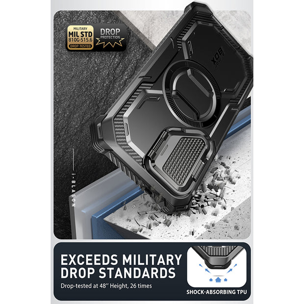 Galaxy S24 Armorbox Protective Phone Case - Black