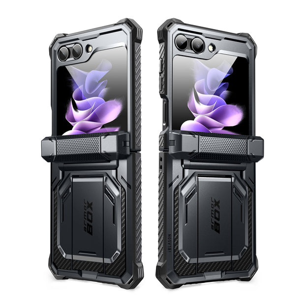 Samsung Galaxy Z Flip 5 case black SUPCASE IBLSN ARMORBOX